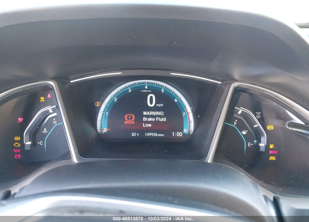 2017 HONDA CIVIC EX VIN: 19XFC2F76HE208047