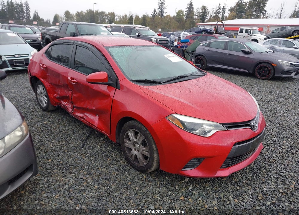 2015 TOYOTA COROLLA LE VIN: 2T1BURHE5FC372031