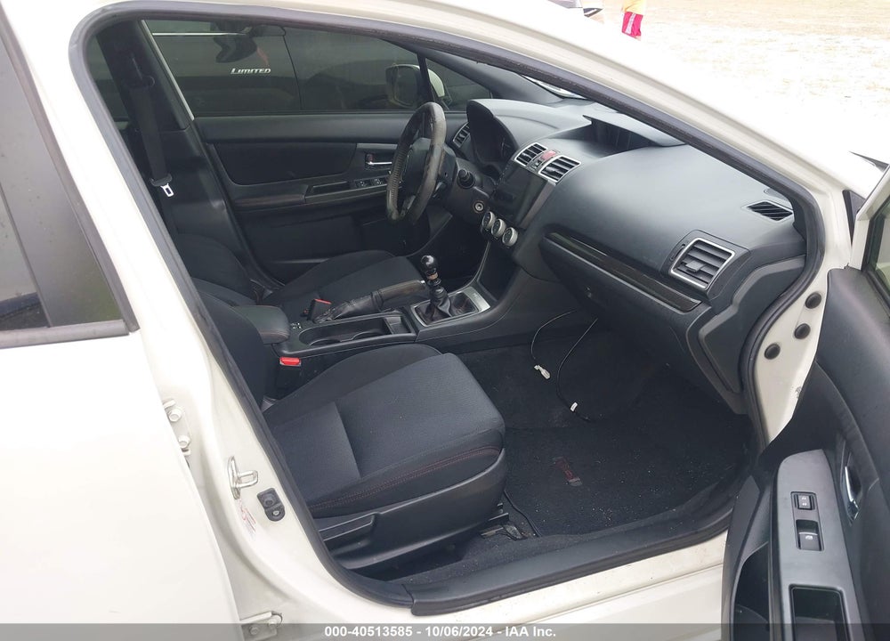 2016 SUBARU WRX PREMIUM VIN: JF1VA1E66G9803901