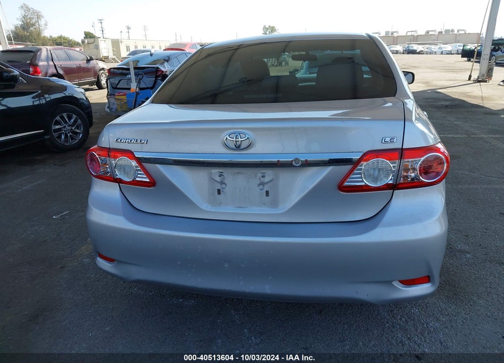 2011 TOYOTA COROLLA LE VIN: JTDBU4EE6B9124216