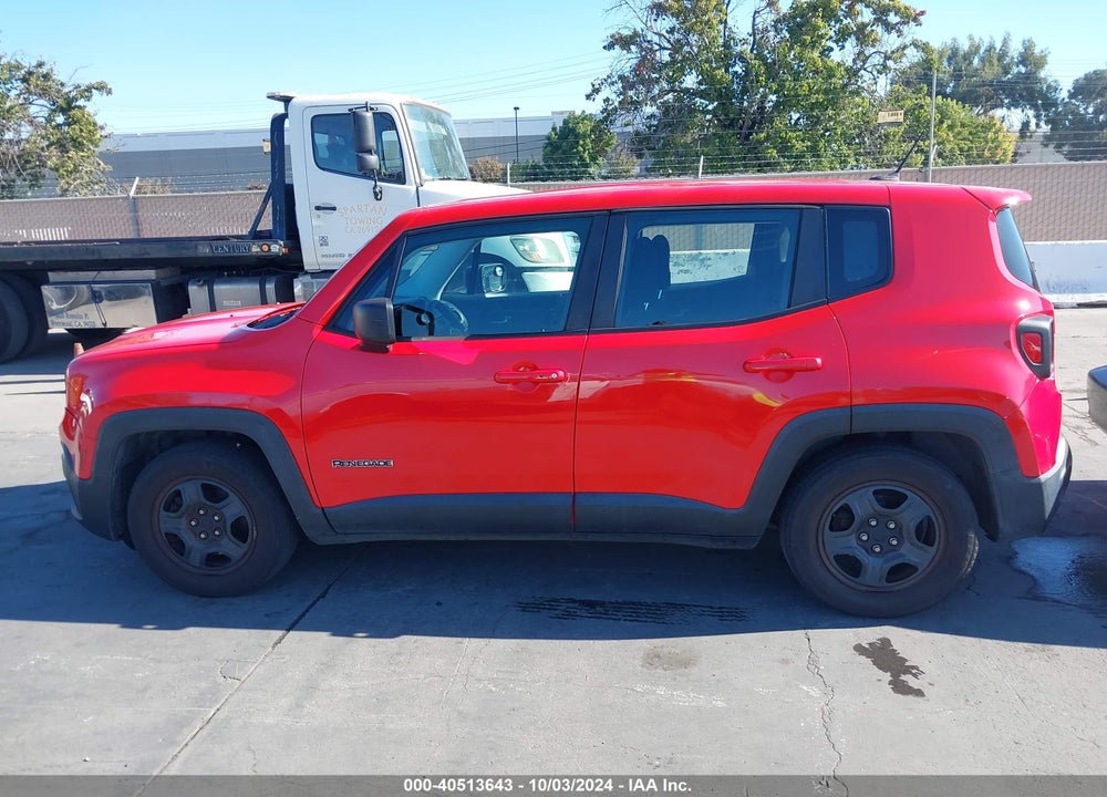 2016 JEEP RENEGADE SPORT VIN: ZACCJAAT4GPC74623