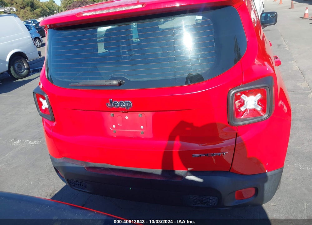 2016 JEEP RENEGADE SPORT VIN: ZACCJAAT4GPC74623