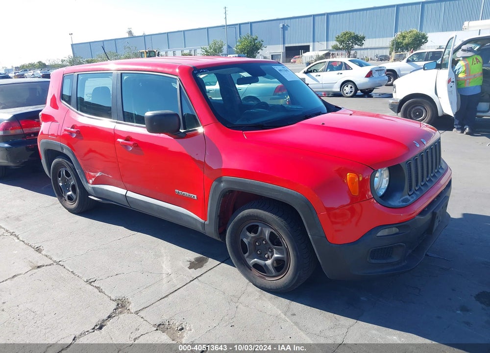 2016 JEEP RENEGADE SPORT VIN: ZACCJAAT4GPC74623