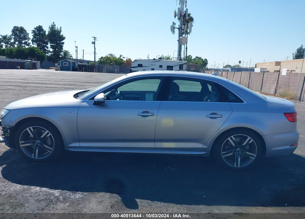 2017 AUDI A4 2.0T PREMIUM VIN: WAUMNAF48HN037425