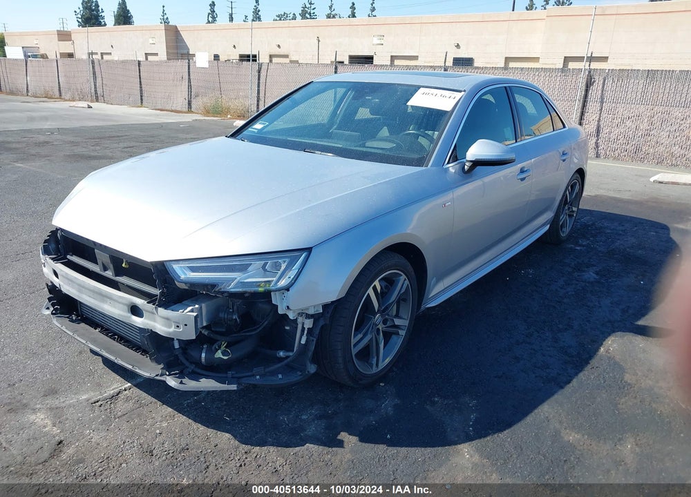 2017 AUDI A4 2.0T PREMIUM VIN: WAUMNAF48HN037425