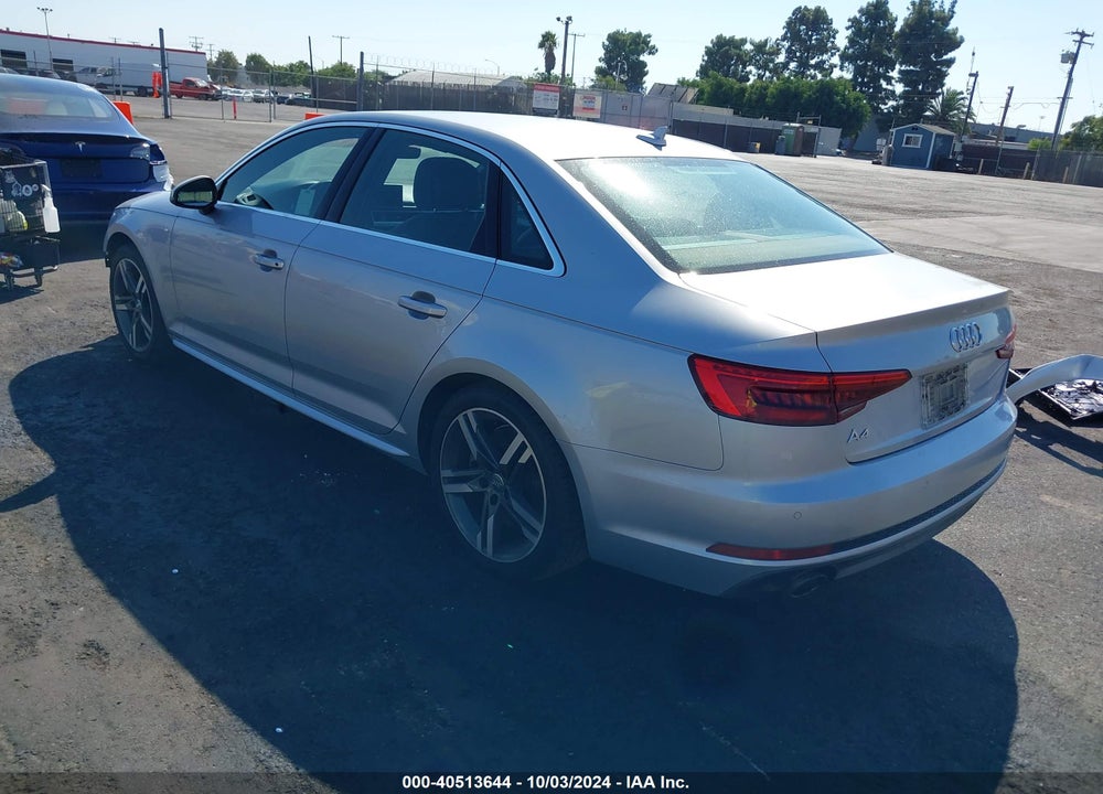 2017 AUDI A4 2.0T PREMIUM VIN: WAUMNAF48HN037425