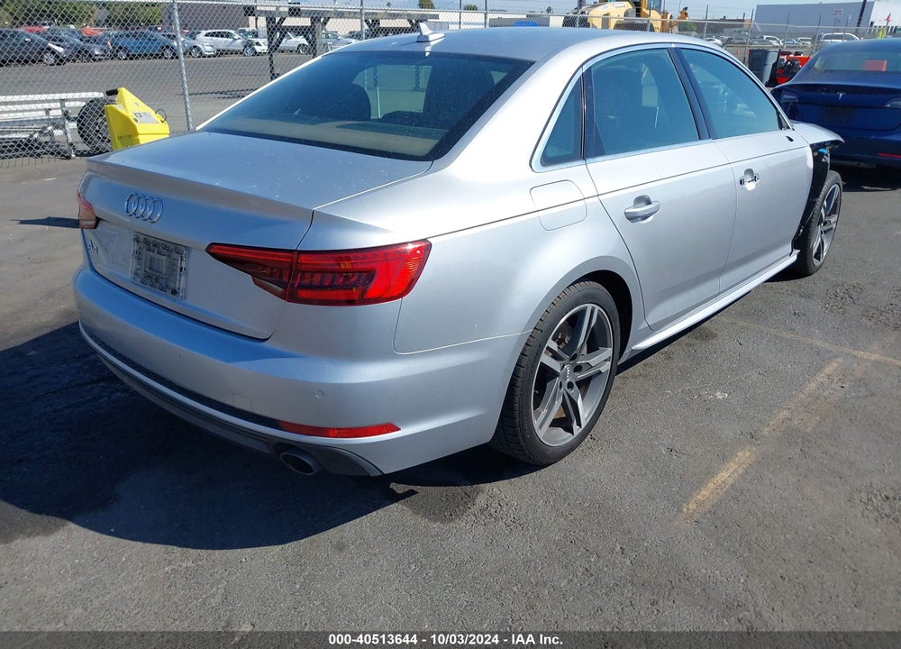 2017 AUDI A4 2.0T PREMIUM VIN: WAUMNAF48HN037425