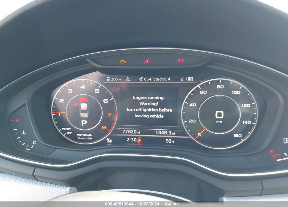 2017 AUDI A4 2.0T PREMIUM VIN: WAUMNAF48HN037425