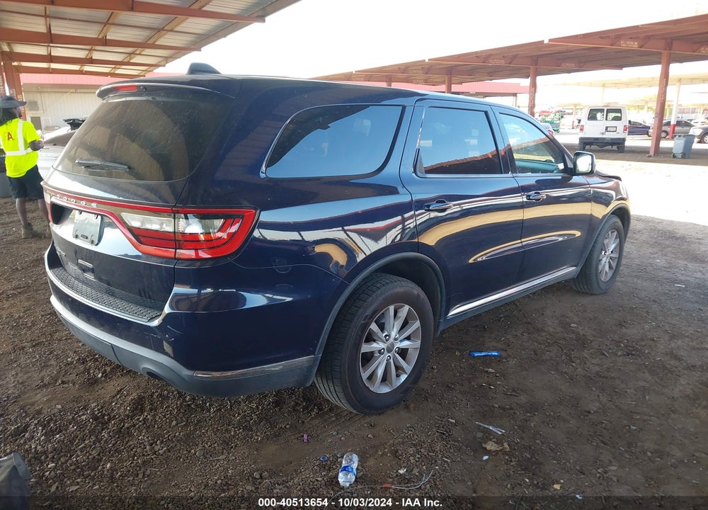 2014 DODGE DURANGO SXT VIN: 1C4RDJAG8EC562022