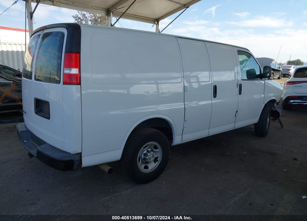 2018 CHEVROLET EXPRESS 2500 WORK VAN VIN: 1GCWGAFP7J1345084