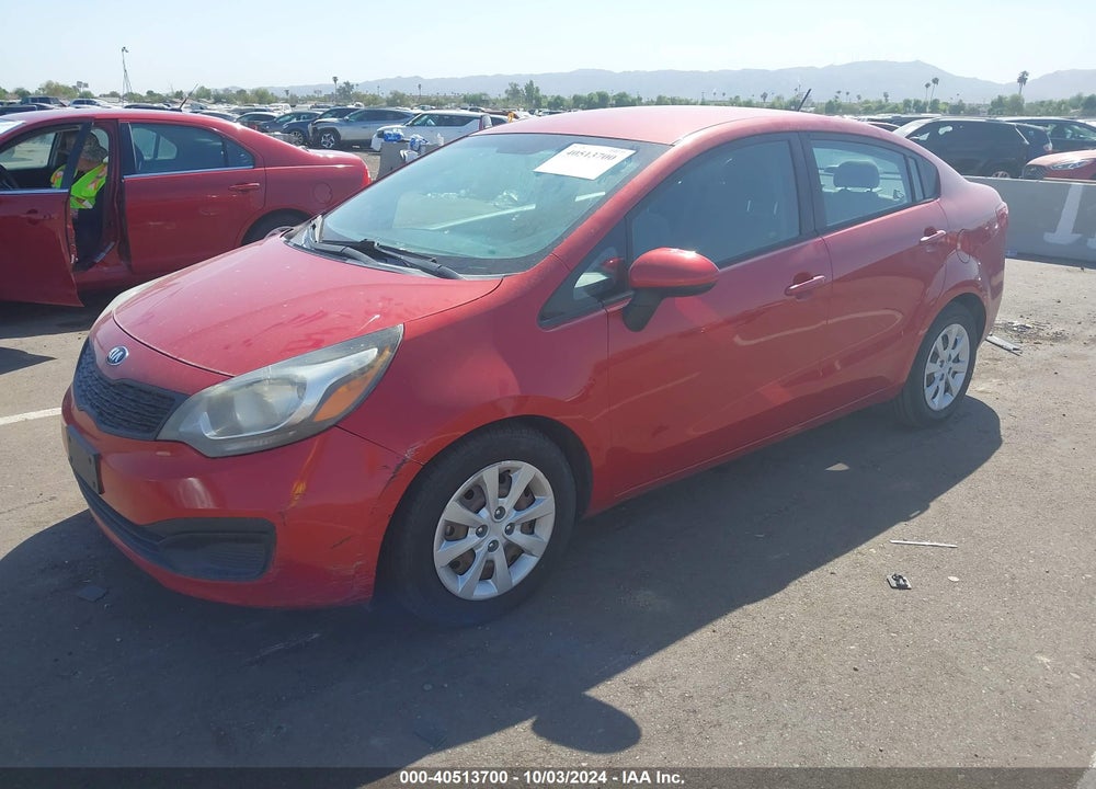 2014 KIA RIO LX VIN: KNADM4A34E6341070