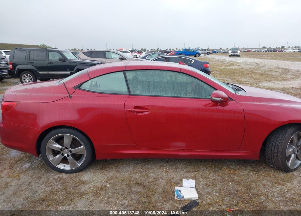 2011 LEXUS IS 350C BASE (A6) VIN: JTHFE2C27B2506595