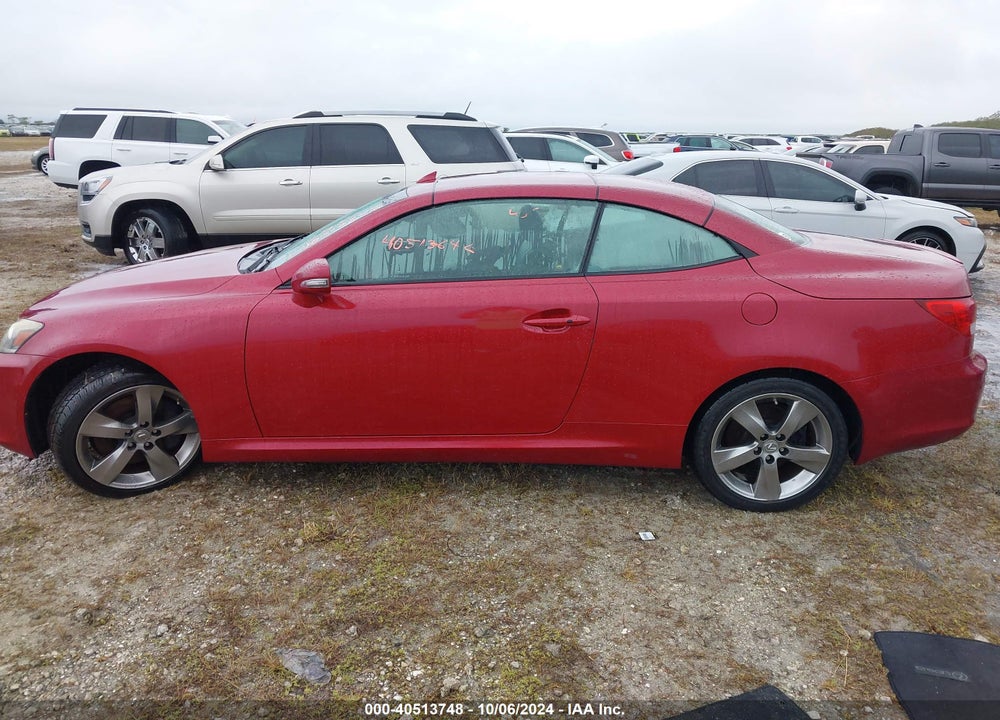 2011 LEXUS IS 350C BASE (A6) VIN: JTHFE2C27B2506595