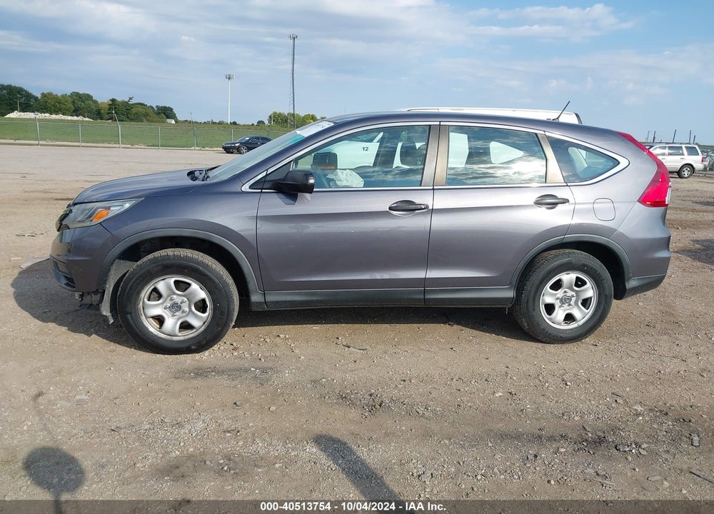 2015 HONDA CR-V LX VIN: 5J6RM4H3XFL050990