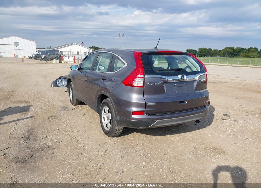 2015 HONDA CR-V LX VIN: 5J6RM4H3XFL050990
