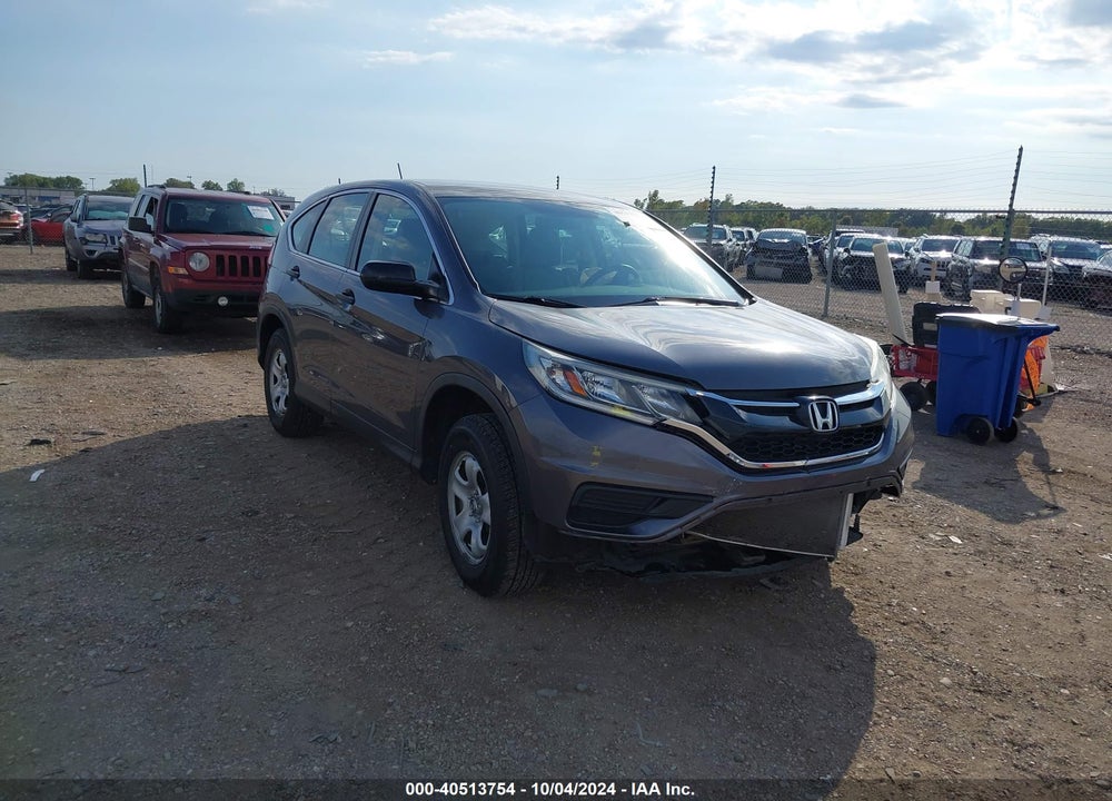 2015 HONDA CR-V LX VIN: 5J6RM4H3XFL050990