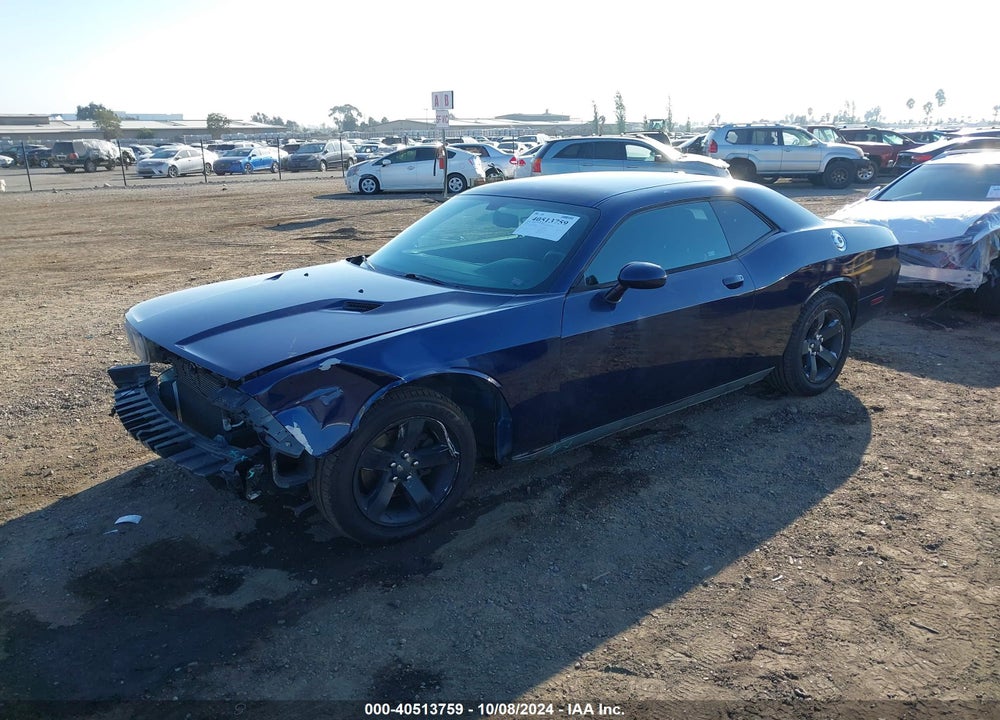 2014 DODGE CHALLENGER SXT VIN: 2C3CDYAG8EH298350