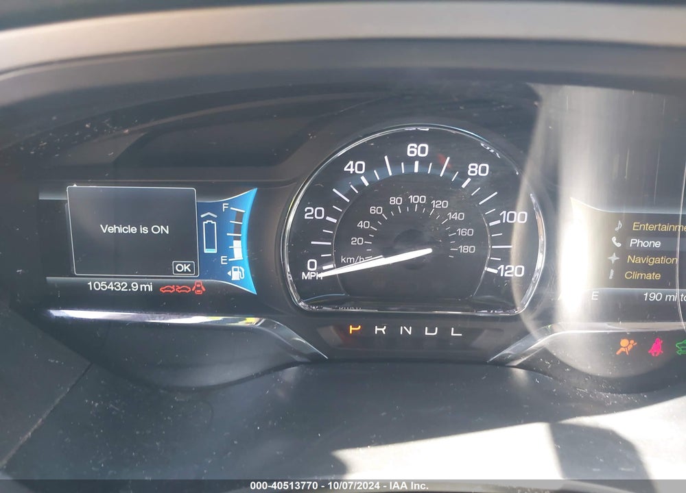 2015 LINCOLN MKZ HYBRID VIN: 3LN6L2LU7FR611708