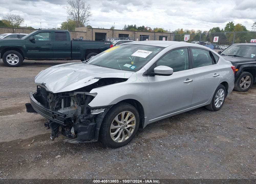 2019 NISSAN SENTRA SV VIN: 3N1AB7AP6KY293787