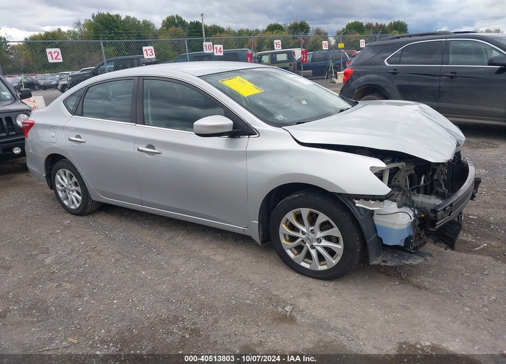 2019 NISSAN SENTRA SV VIN: 3N1AB7AP6KY293787