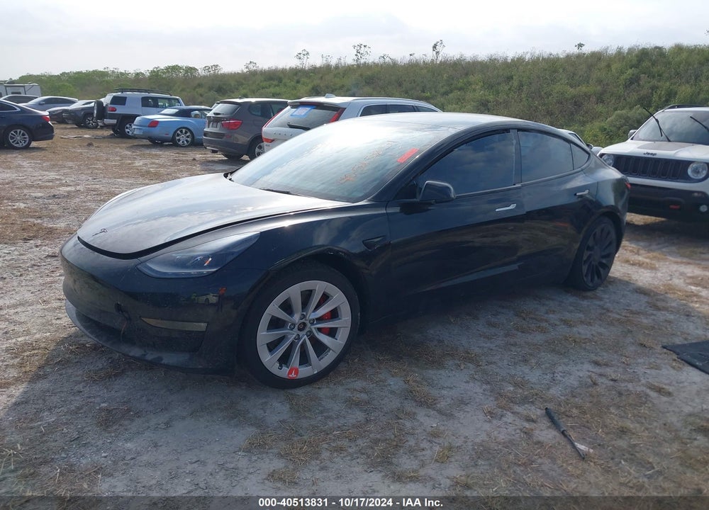 2021 TESLA MODEL 3 PERFORMANCE DUAL MOTOR ALL-WHEEL DRIVE VIN: 5YJ3E1EC7MF092545