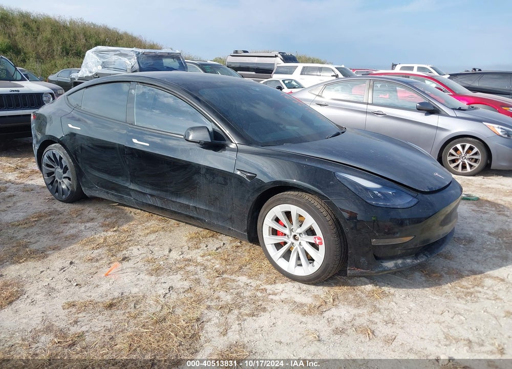 2021 TESLA MODEL 3 PERFORMANCE DUAL MOTOR ALL-WHEEL DRIVE VIN: 5YJ3E1EC7MF092545