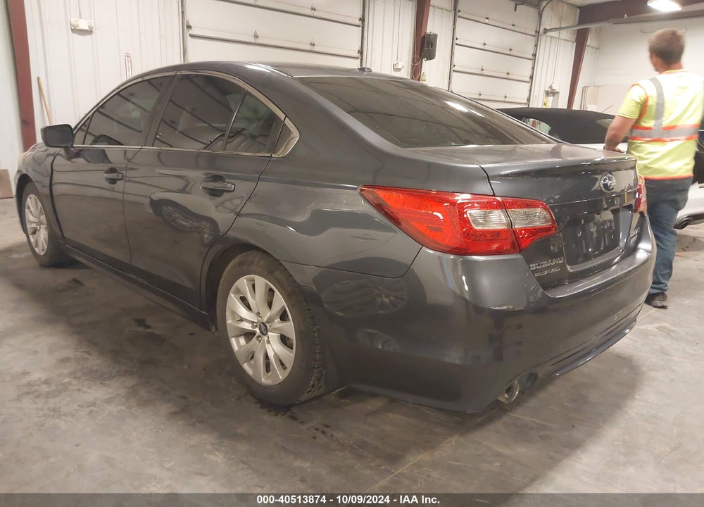 2015 SUBARU LEGACY 2.5I PREMIUM VIN: 4S3BNAD69F3063586