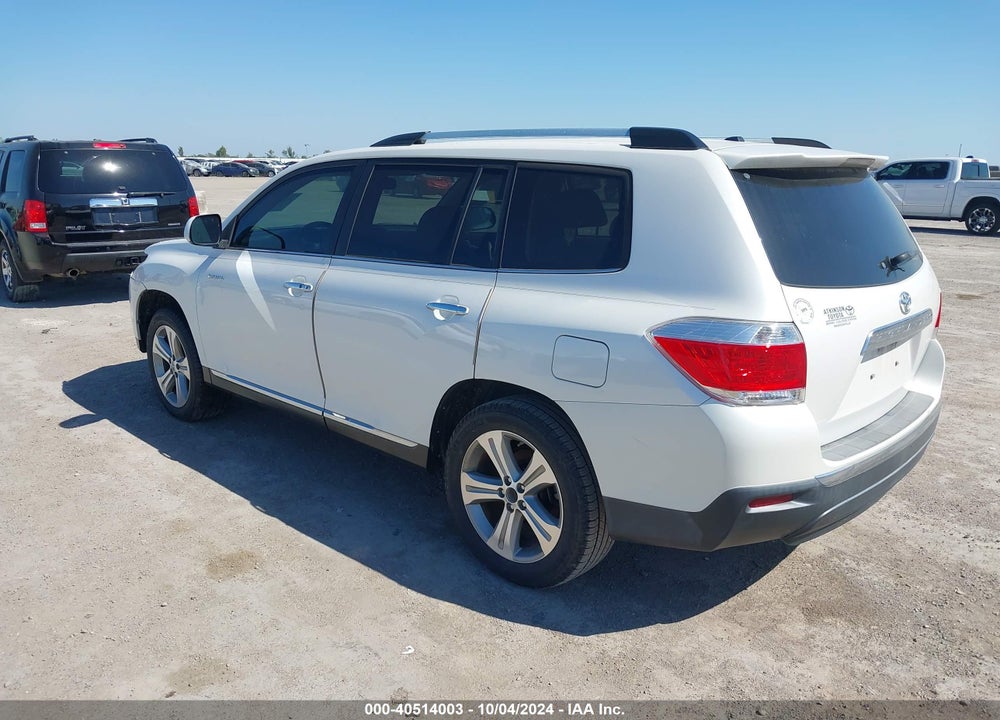 2012 TOYOTA HIGHLANDER LIMITED V6 VIN: 5TDYK3EH5CS080846