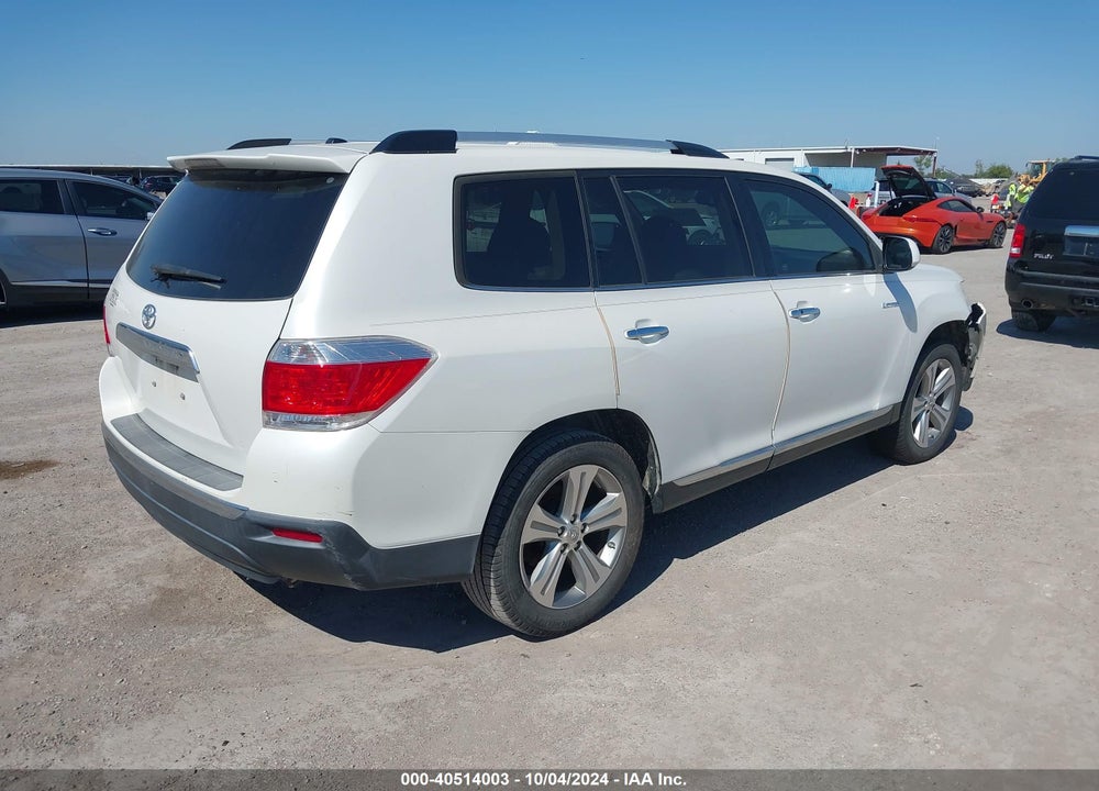 2012 TOYOTA HIGHLANDER LIMITED V6 VIN: 5TDYK3EH5CS080846