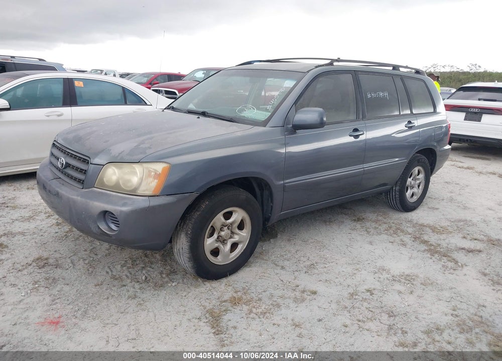 2003 TOYOTA HIGHLANDER VIN: JTEGD21A230070671