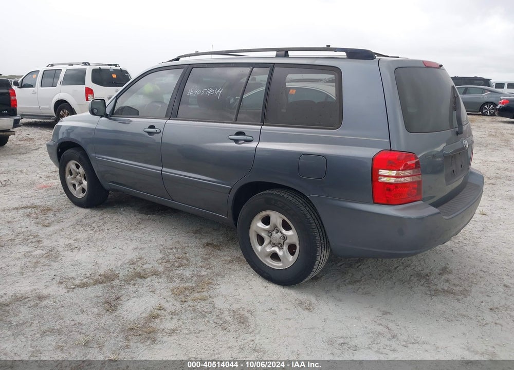 2003 TOYOTA HIGHLANDER VIN: JTEGD21A230070671