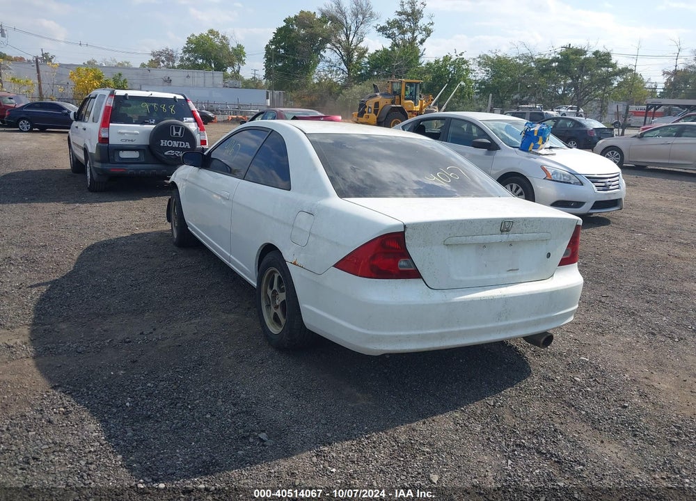 2003 HONDA CIVIC EX VIN: 1HGEM219X3L081564
