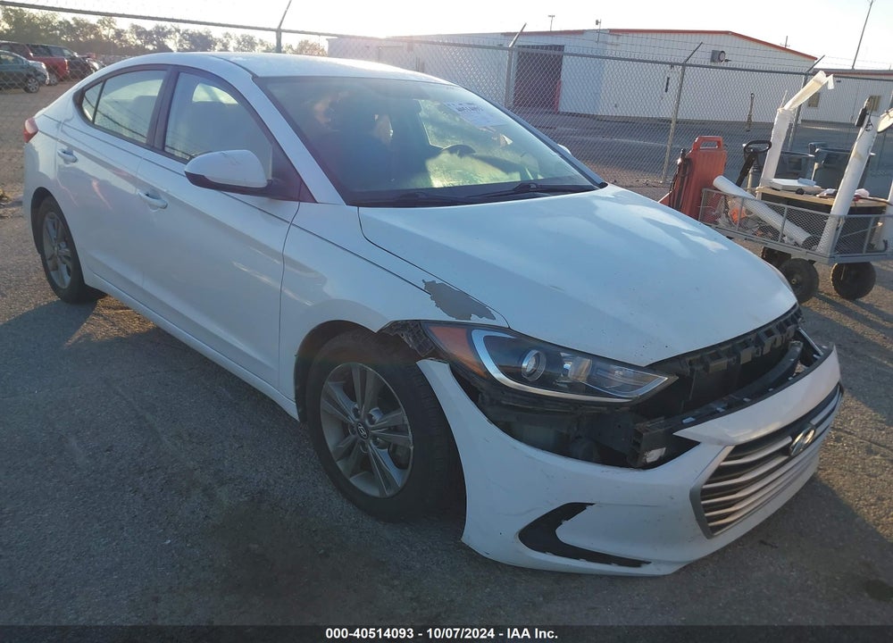 2018 HYUNDAI ELANTRA SEL VIN: 5NPD84LF9JH302988