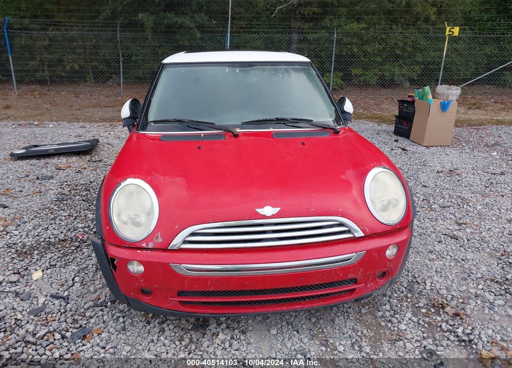 2006 MINI COOPER VIN: WMWRC33586TK66619