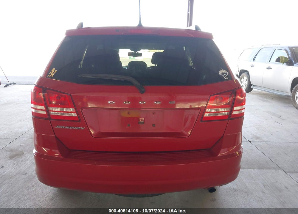 2016 DODGE JOURNEY SE VIN: 3C4PDCAB7GT182247