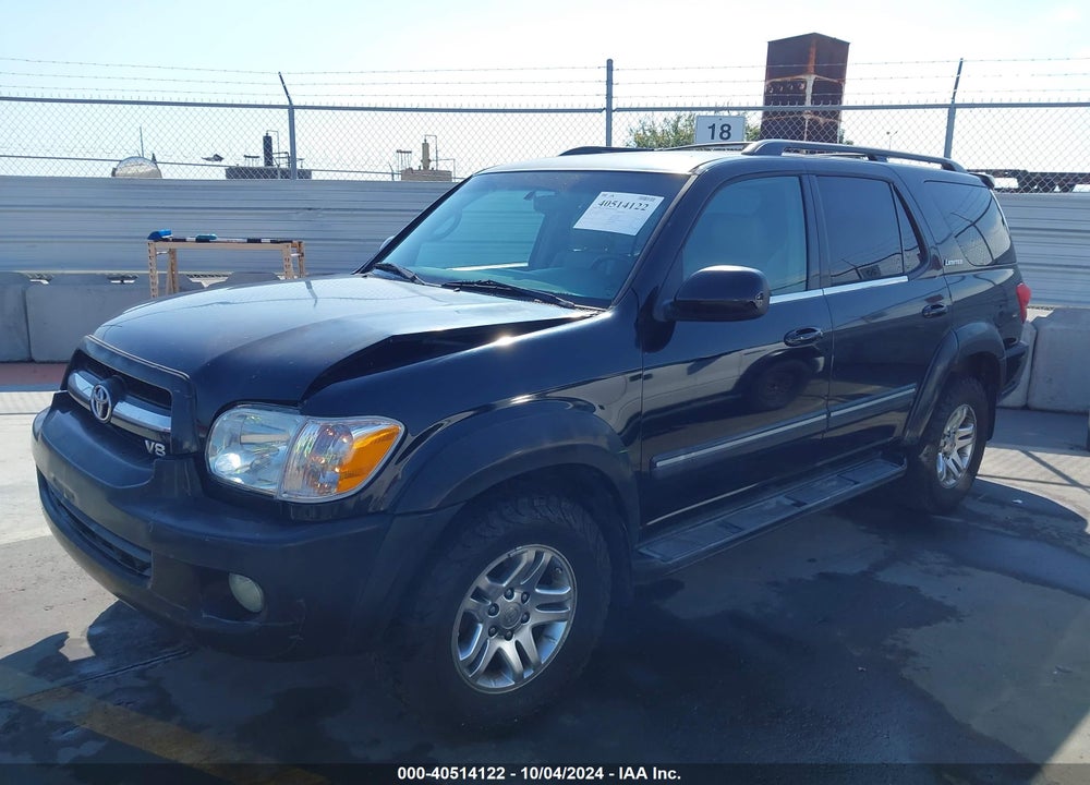 2005 TOYOTA SEQUOIA LIMITED V8 VIN: 5TDBT48AX5S242450