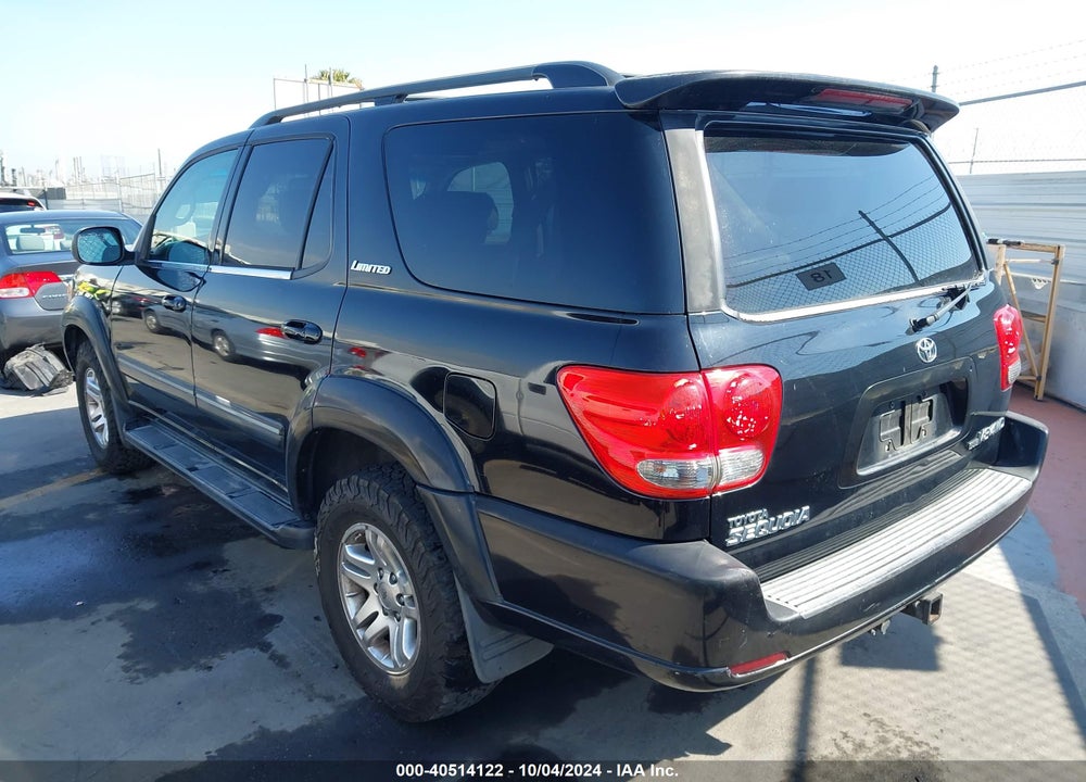 2005 TOYOTA SEQUOIA LIMITED V8 VIN: 5TDBT48AX5S242450