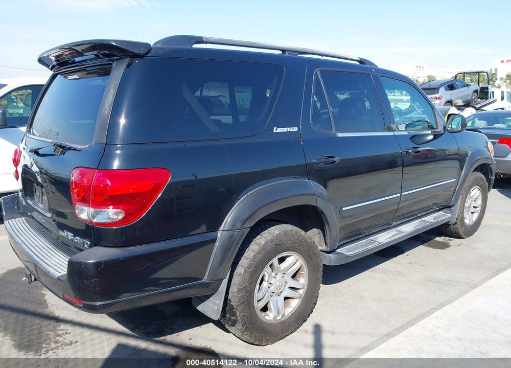 2005 TOYOTA SEQUOIA LIMITED V8 VIN: 5TDBT48AX5S242450