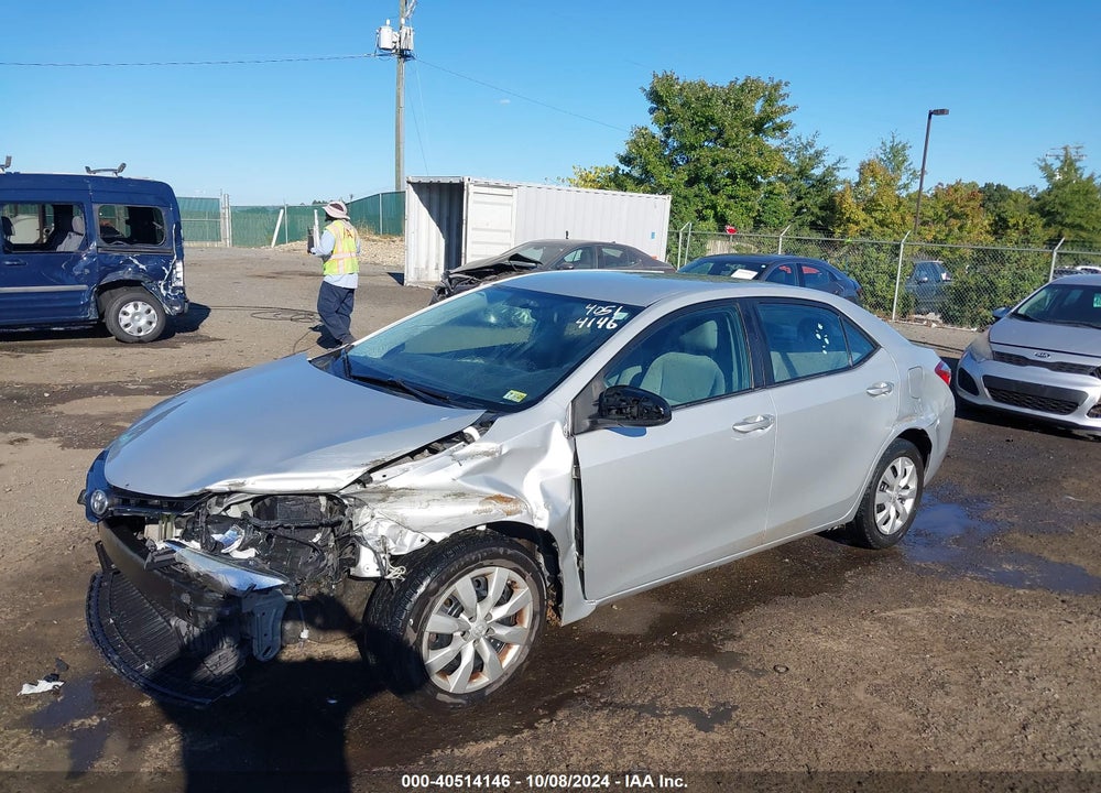 2015 TOYOTA COROLLA LE VIN: 2T1BURHE4FC298777