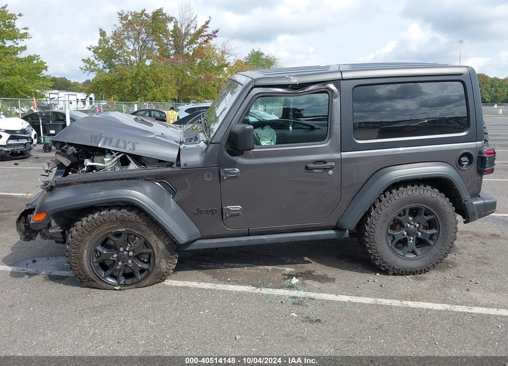 2021 JEEP WRANGLER WILLYS 4X4 VIN: 1C4GJXAN6MW810329