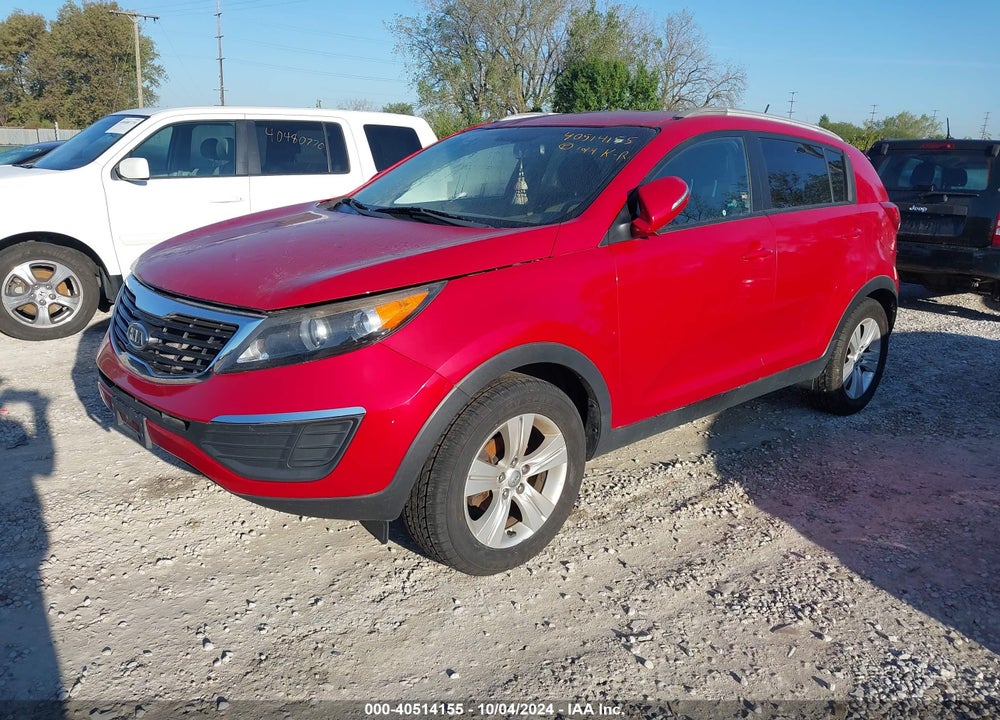 2011 KIA SPORTAGE LX VIN: KNDPB3A20B7135631