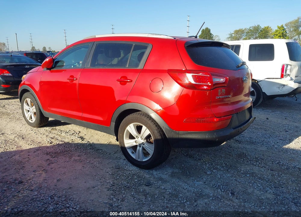 2011 KIA SPORTAGE LX VIN: KNDPB3A20B7135631