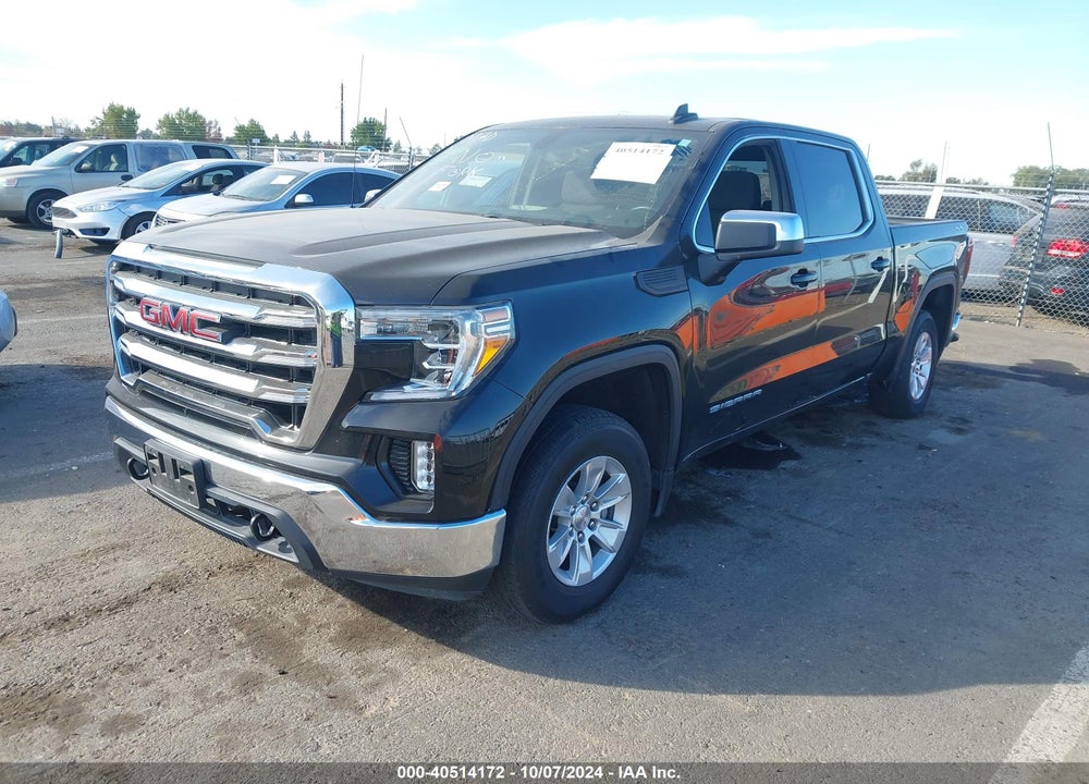 2021 GMC SIERRA 1500 4WD SHORT BOX SLE VIN: 3GTP9BEK0MG199403