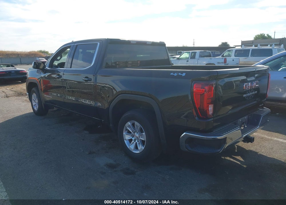 2021 GMC SIERRA 1500 4WD SHORT BOX SLE VIN: 3GTP9BEK0MG199403