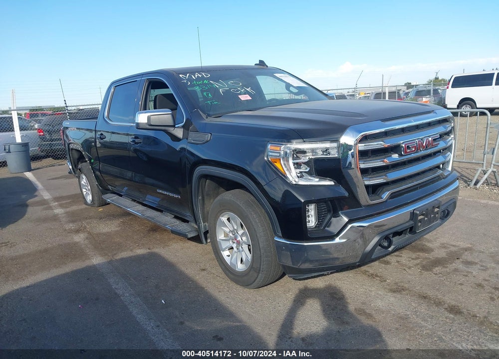 2021 GMC SIERRA 1500 4WD SHORT BOX SLE VIN: 3GTP9BEK0MG199403