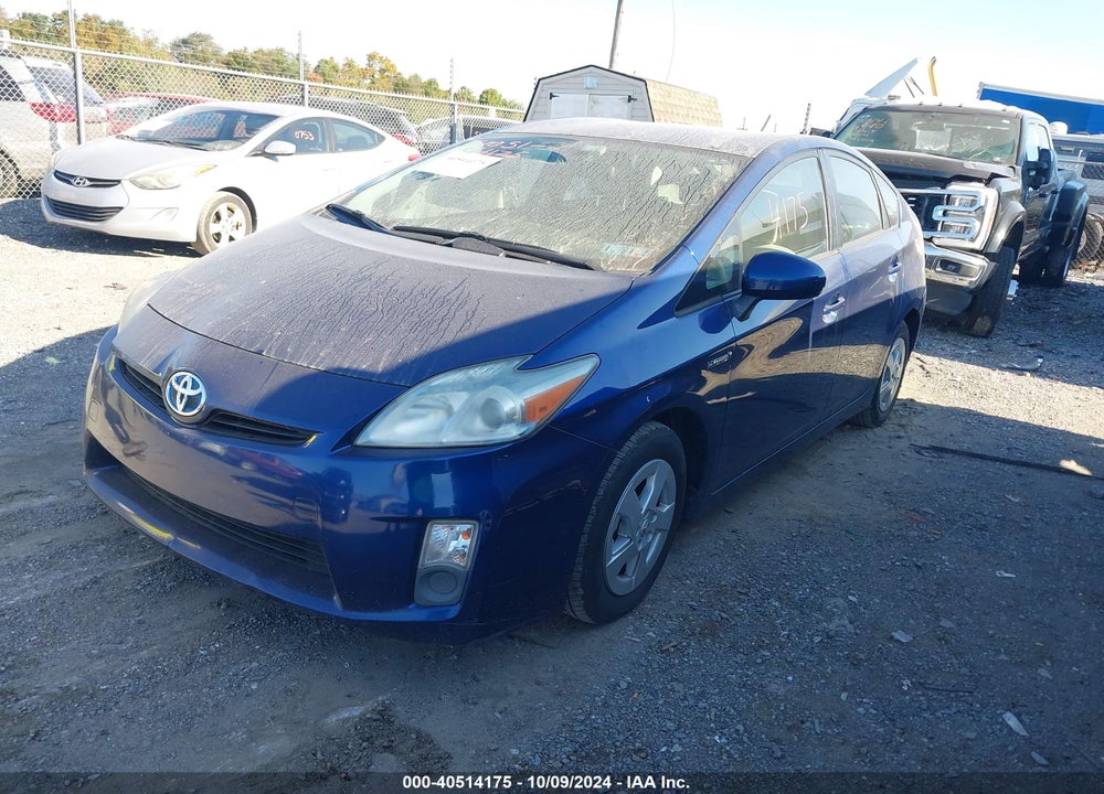 2011 TOYOTA PRIUS TWO VIN: JTDKN3DU3B0289628