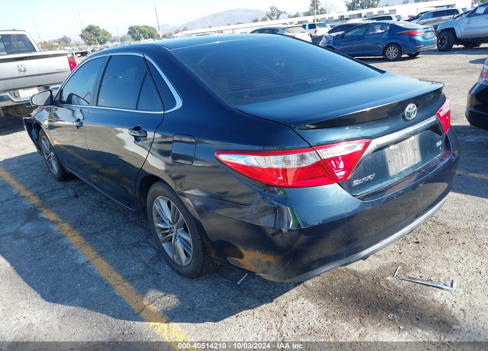 2016 TOYOTA CAMRY SE VIN: 4T1BF1FK2GU164080