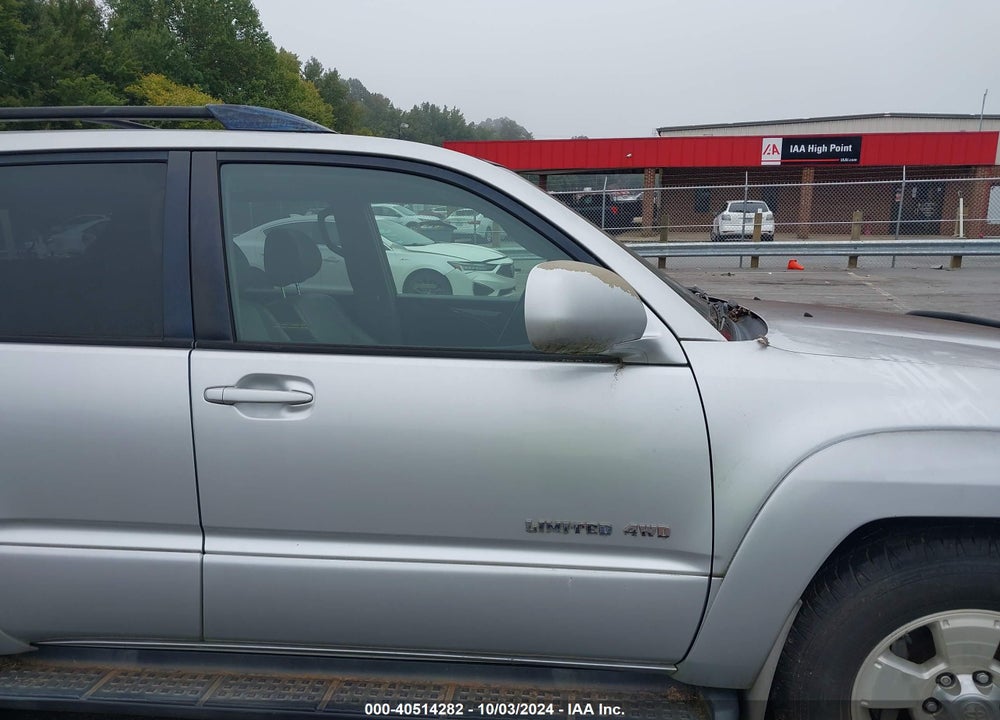 2005 TOYOTA 4RUNNER LIMITED V8 VIN: JTEBT17R258023956