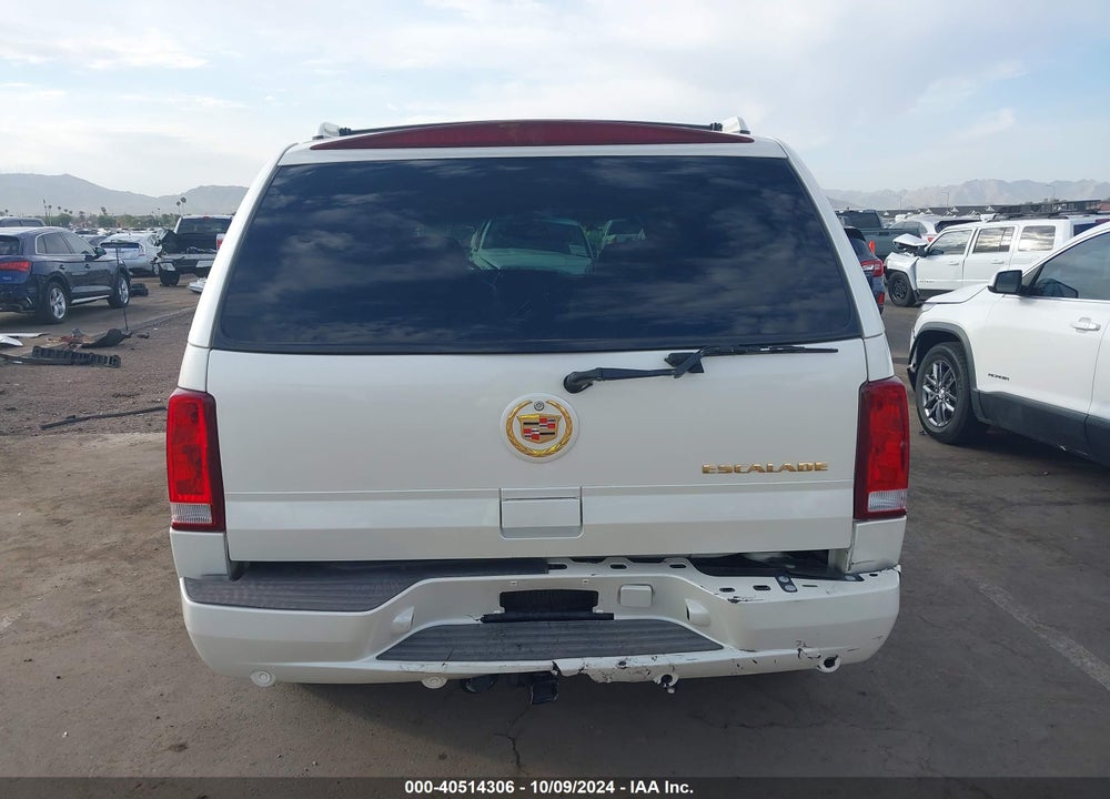 2003 CADILLAC ESCALADE STANDARD VIN: 1GYEK63N53R303523