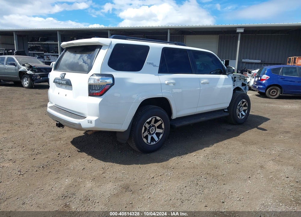 2024 TOYOTA 4RUNNER TRD OFF ROAD VIN: JTEPU5JR9R6219672